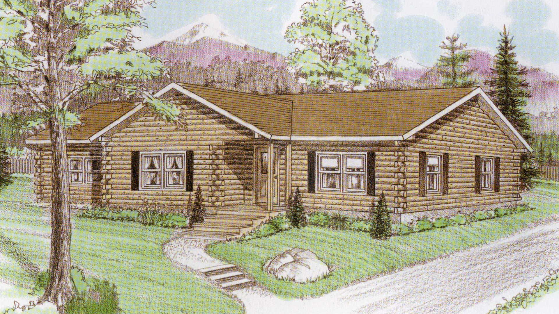 The Chesterfield Northeastern Log Homes